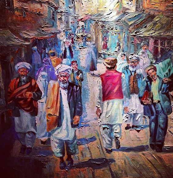 نقاشی - بازار کابل
